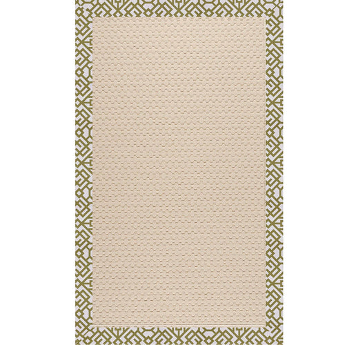 Creative Concepts-Sugar Mtn. Lattice Pesto Indoor/Outdoor Bordere Rectangle image
