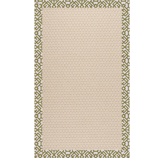 Creative Concepts-Sugar Mtn. Lattice Pesto Indoor/Outdoor Bordere Rectangle image