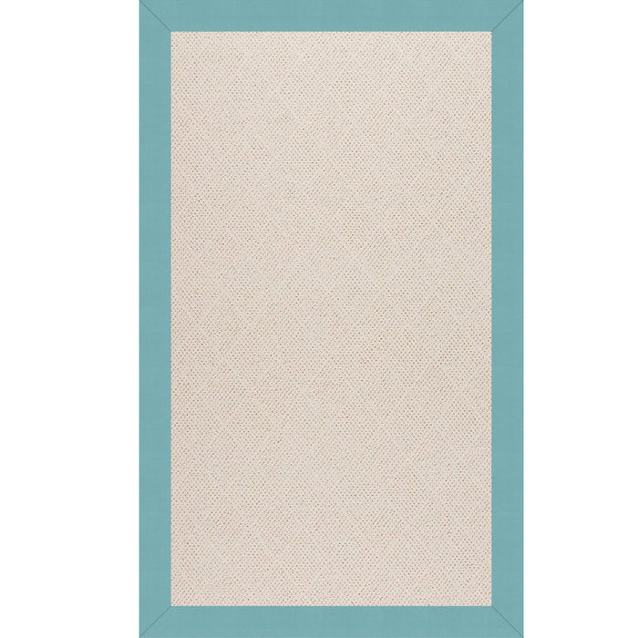 Creative Concepts-White Wicker Canvas Aquatic Indoor/Outdoor Bordere Rectangle image