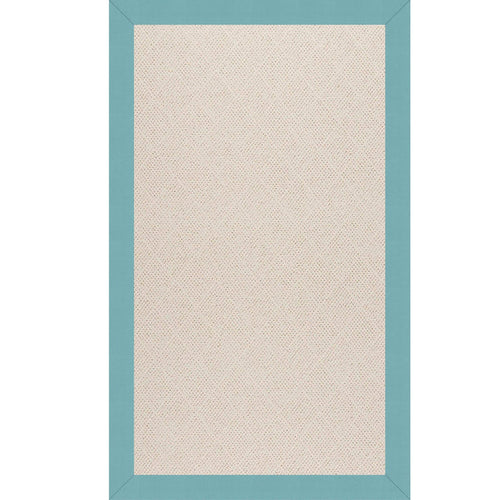 Creative Concepts-White Wicker Canvas Aquatic Indoor/Outdoor Bordere Rectangle image