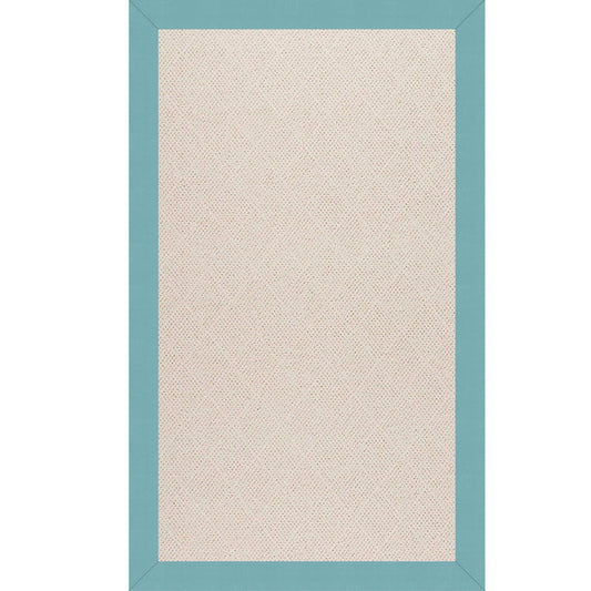 Creative Concepts-White Wicker Canvas Aquatic Indoor/Outdoor Bordere Rectangle image