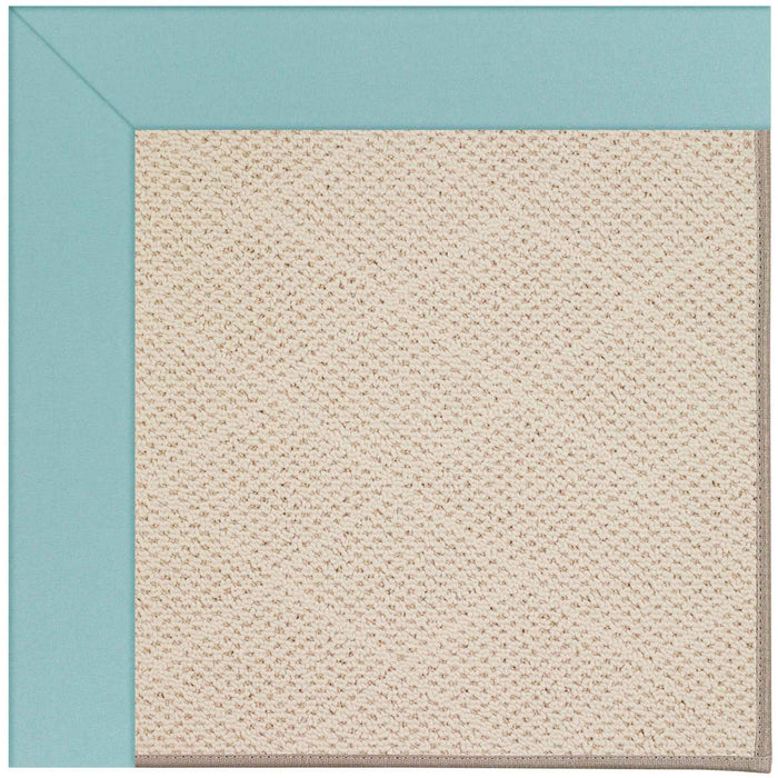 Creative Concepts-White Wicker Canvas Aquatic Indoor/Outdoor Bordere Rectangle image