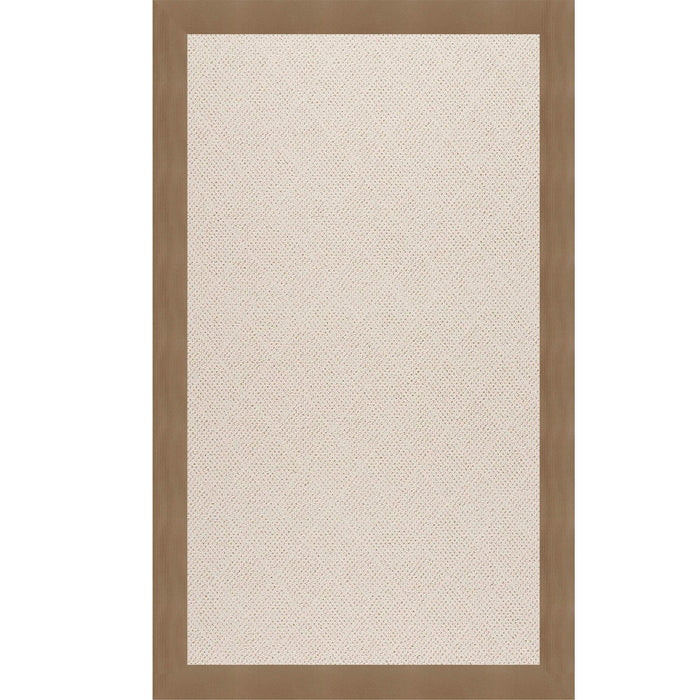 Creative Concepts-White Wicker Canvas Camel Indoor/Outdoor Bordere Rectangle image