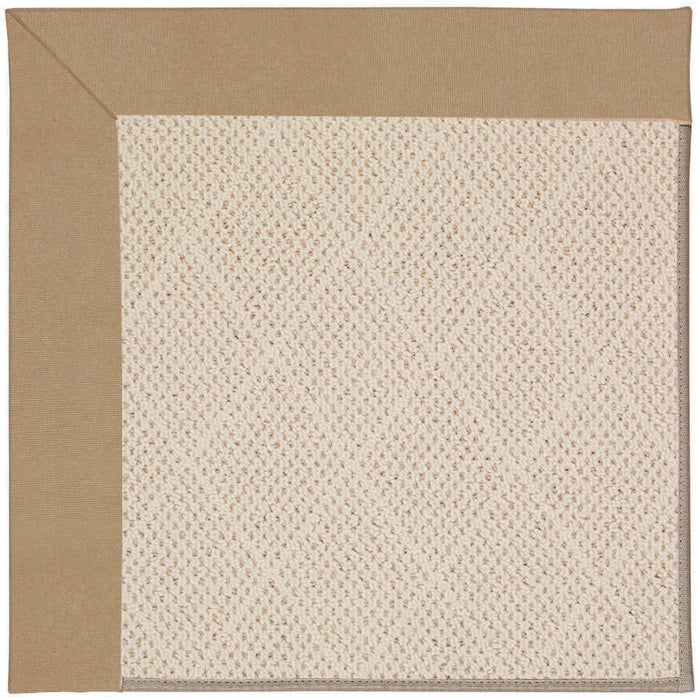 Creative Concepts-White Wicker Canvas Camel Indoor/Outdoor Bordere Rectangle image