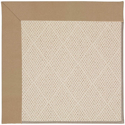 Creative Concepts-White Wicker Canvas Camel Indoor/Outdoor Bordere Octagon image