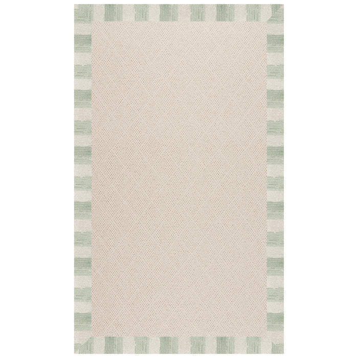 Creative Concepts-White Wicker Sicily Olive Indoor/Outdoor Bordere Rectangle image