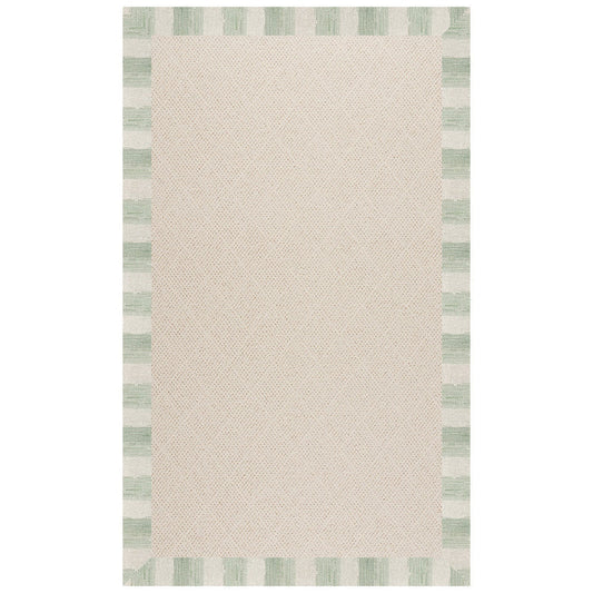 Creative Concepts-White Wicker Sicily Olive Indoor/Outdoor Bordere Rectangle image