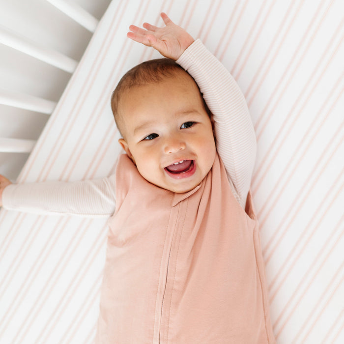 Butterfly Crib Sheet Set in soft 100% combed jersey cotton