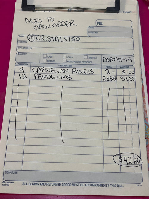 @Cristalv180 Wholesale Live Sale Invoice