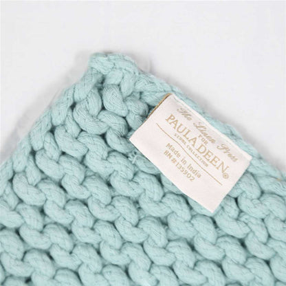 Crocheted Pot Holder BLUE