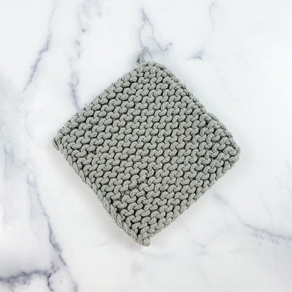 Crocheted Pot Holder GRAY