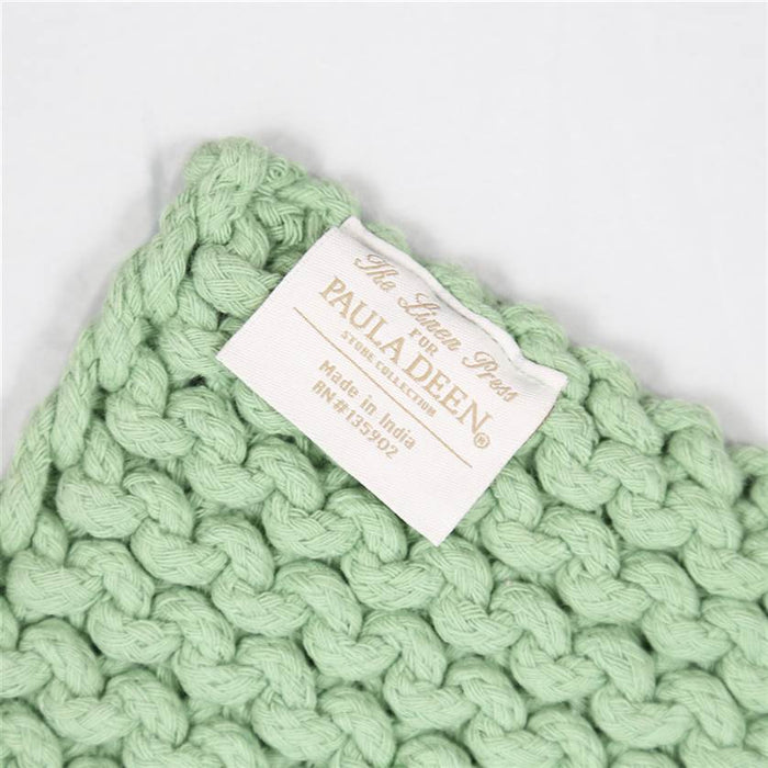 Crocheted Pot Holder GREEN