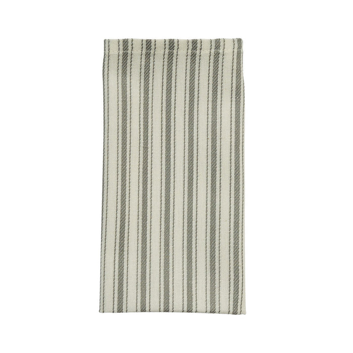 striped farmhouse  CROSSINGS NAPKIN - GRAY