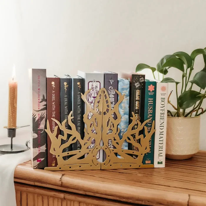 Crown Bookend Set