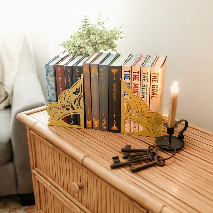 Crown Bookend Set