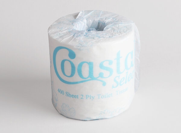 CTN Coastal 2ply Virgin Toilet Tissue 400 sheet x 48 rolls