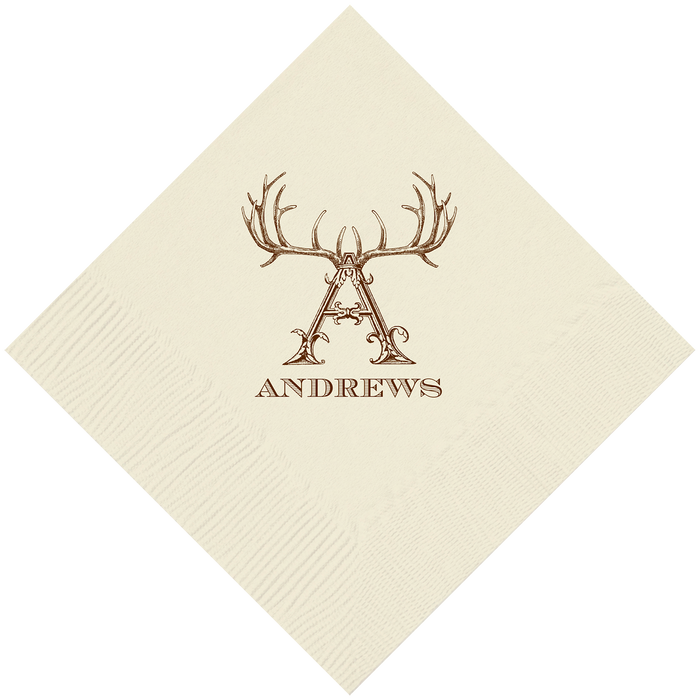 Customizable Hornabet Beverage Napkins A