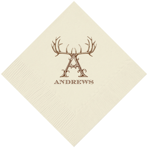 Customizable Hornabet Beverage Napkins A