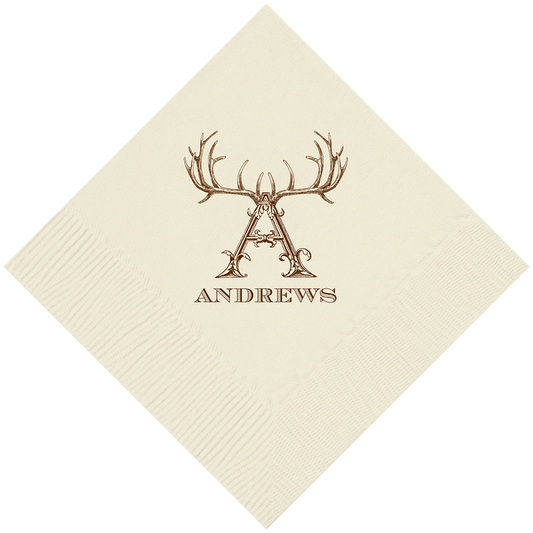 Customizable Hornabet Beverage Napkins A