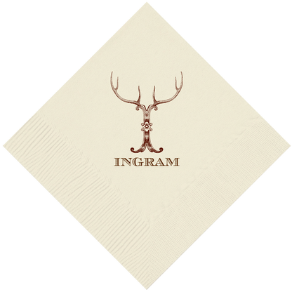 Customizable Hornabet Beverage Napkins I