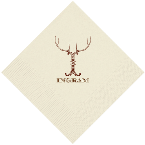 Customizable Hornabet Beverage Napkins I