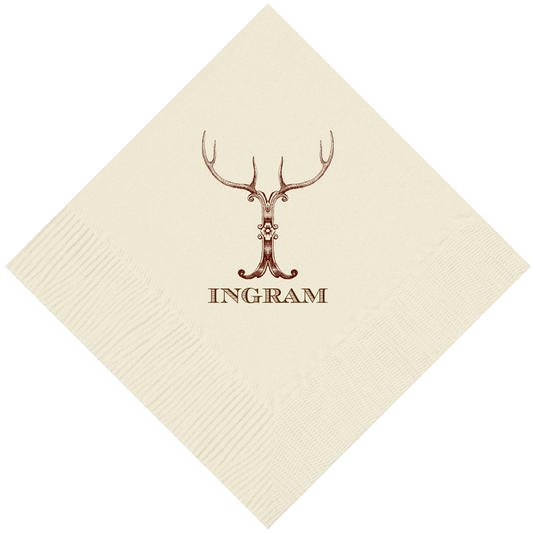 Customizable Hornabet Beverage Napkins I