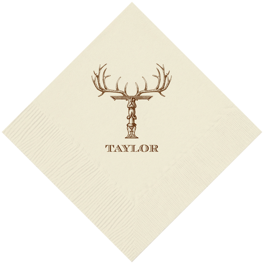 Customizable Hornabet Beverage Napkins T