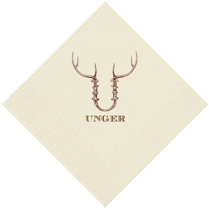 Customizable Hornabet Beverage Napkins U