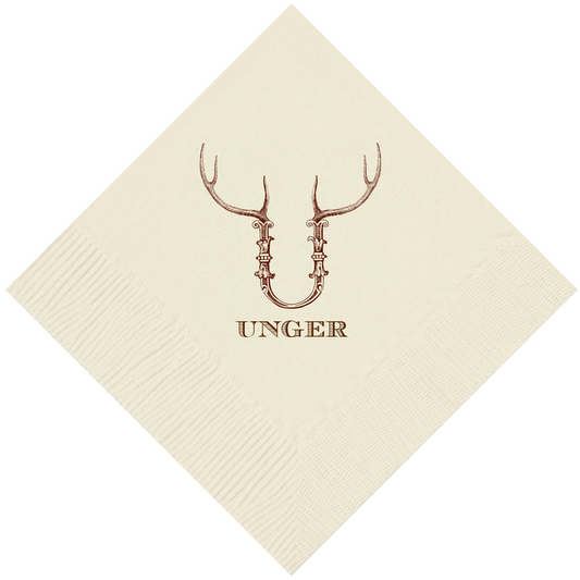 Customizable Hornabet Beverage Napkins U