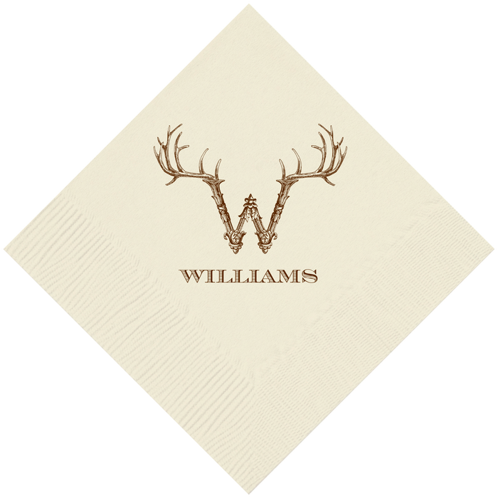 Customizable Hornabet Beverage Napkins W