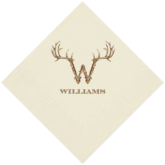 Customizable Hornabet Beverage Napkins W