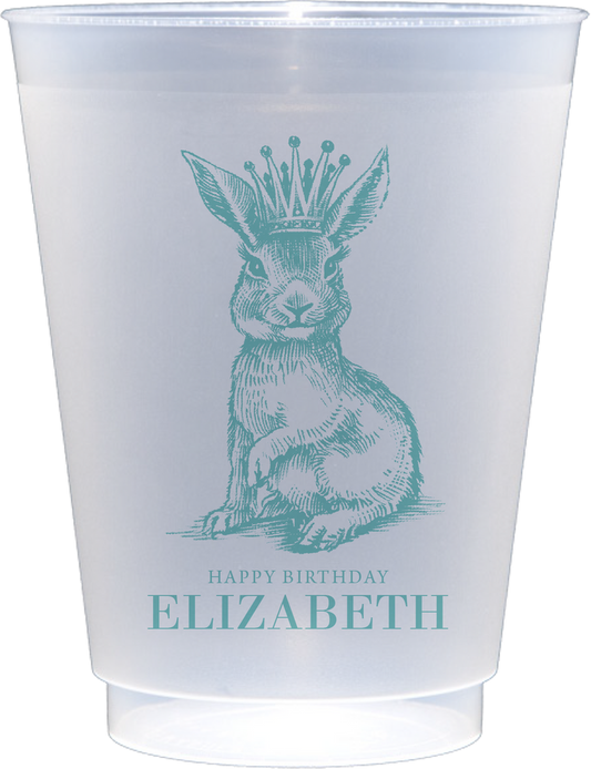Customizable Royal Bunny 16oz Cups