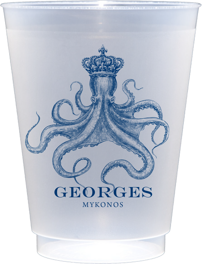 Customizable Royal Octopus 16oz Cups