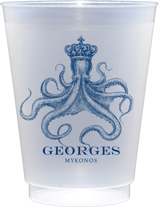 Customizable Royal Octopus 16oz Cups
