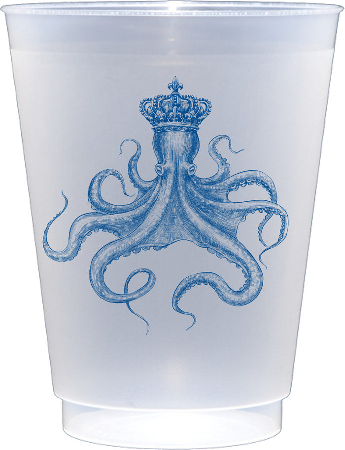 Customizable Royal Octopus 16oz Cups