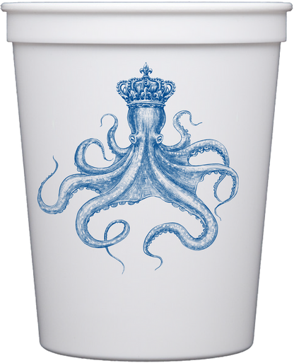 Customizable Royal Octopus 16oz Cups