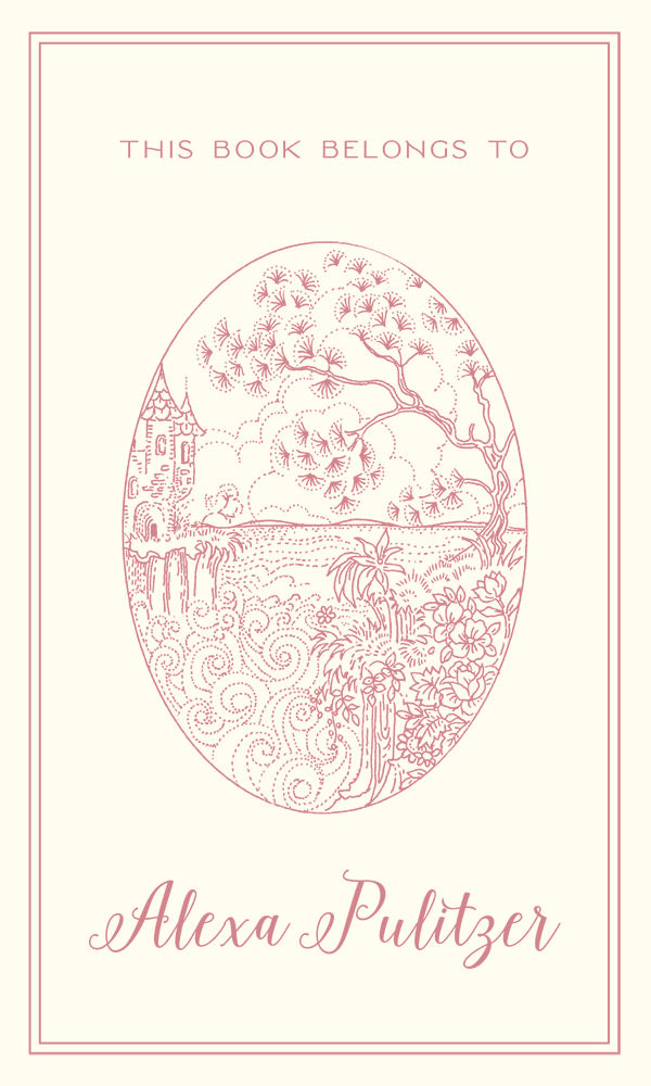 Customizable Storyland Bookplate Stickers for Kids
