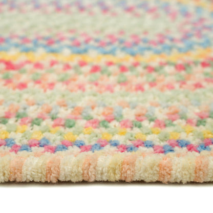 Cutting Garden Lily Braided Rug Oval image