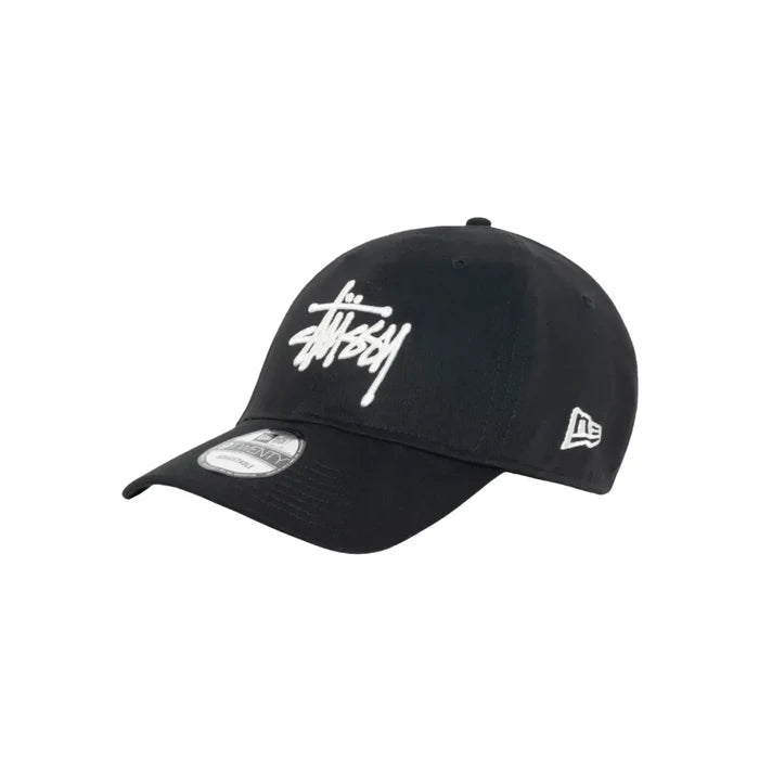 Czapka Stussy New Era 9Twenty Basic Strapback Black STUSSY Czapki