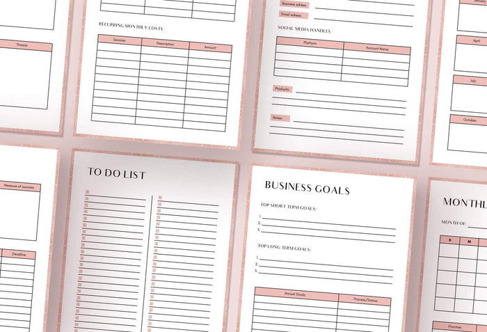 Ladystrategist Daily and Weekly Planners and Overview Printable + Editable Canva Planner Template instagram canva templates social media templates etsy free canva templates