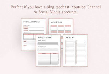 Ladystrategist Daily and Weekly Planners and Overview Printable + Editable Canva Planner Template instagram canva templates social media templates etsy free canva templates
