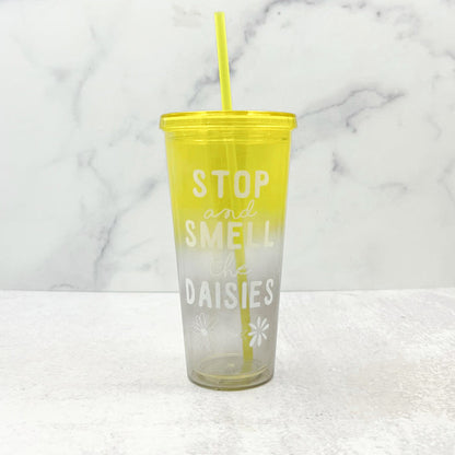 Daisy Ombre Tumbler