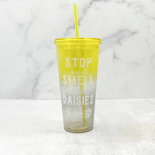 Daisy Ombre Tumbler
