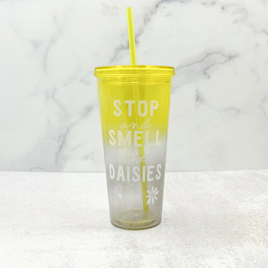 Daisy Ombre Tumbler
