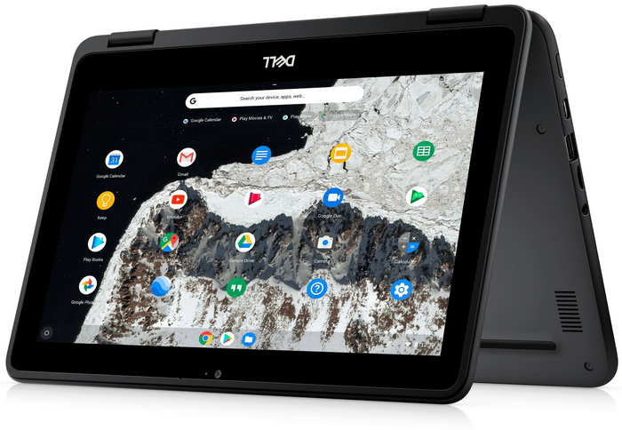 Dell 3100 2-in-1 11.6-inch Touchscreen Chromebook - Intel N4020 4GB RAM 32GB SSD Webcam ChromeOS AUE June 2029 - Coretek Computers