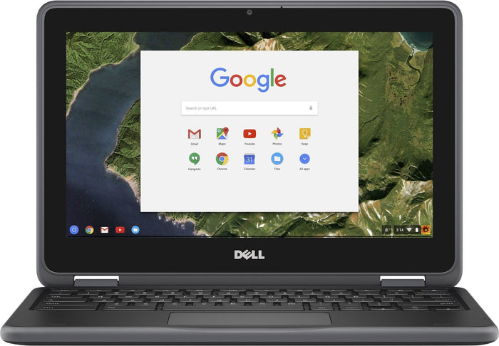 DELL Chromebook 11 3180 Laptop - Intel Celeron® Processor N3060, 4GB RAM, 16GB SSD, 11.6", WebCam, ChromeOS - Coretek Computers