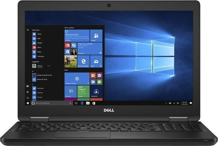 Dell Latitude 5580 15.6" (1920x1080) Business Laptop - 7th Gen Intel Core i7-7820HQ 2.90GHz Quad (up to 3.90GHz), 512GB SSD, WebCam, 802.11AC + BT 4.2, Windows 10 Pro - Coretek Computers