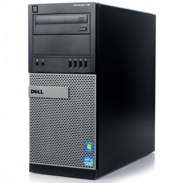 Dell Optiplex 790 MT - Intel Core i5 3.10GHz Quad, 8GB RAM, 240GB SSD, DVDRW, Win 10 Pro - Coretek Computers