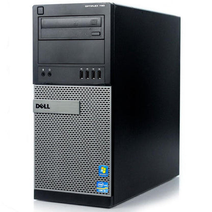 Dell Optiplex 790 MT - Intel Core i5 3.10GHz Quad, 8GB RAM, 240GB SSD, DVDRW, Win 10 Pro - Coretek Computers