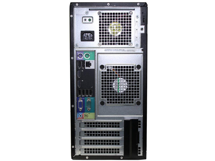 Dell Precision T1650 Workstation - Intel Xeon E3-1240 v2 3.4Ghz Quad, 8GB RAM, 120GB SSD + 500GB HDD, DVD-RW, Win 10 Pro, Keyboard/Mouse - Coretek Computers